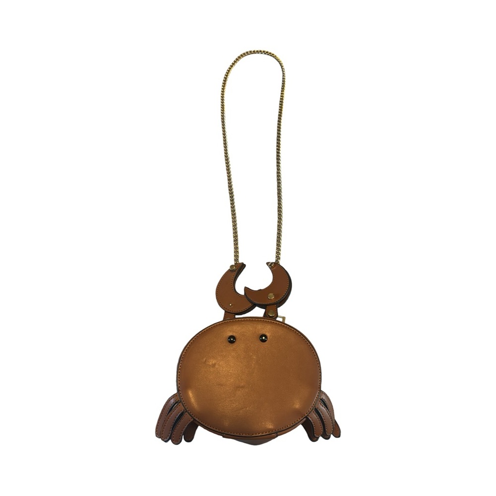 Crab-Shaped Kids Bag - Brown - Crab Crossbody